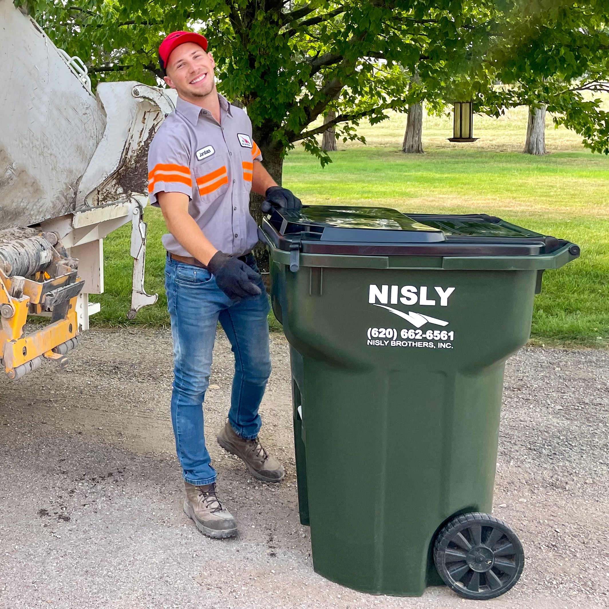 personal trash service near reno county kansas