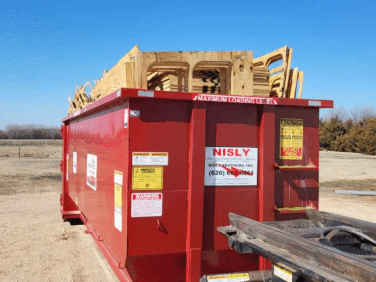 40 yard dumspter in hesston kansas for construction waste