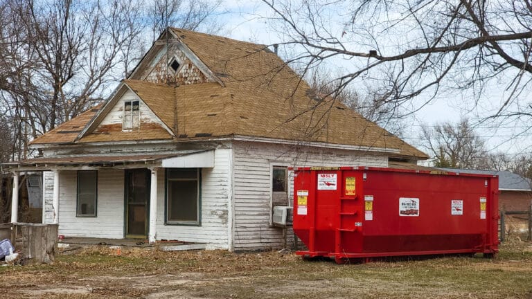 40 yard renovation dumpster for rent in sylvia, kansas