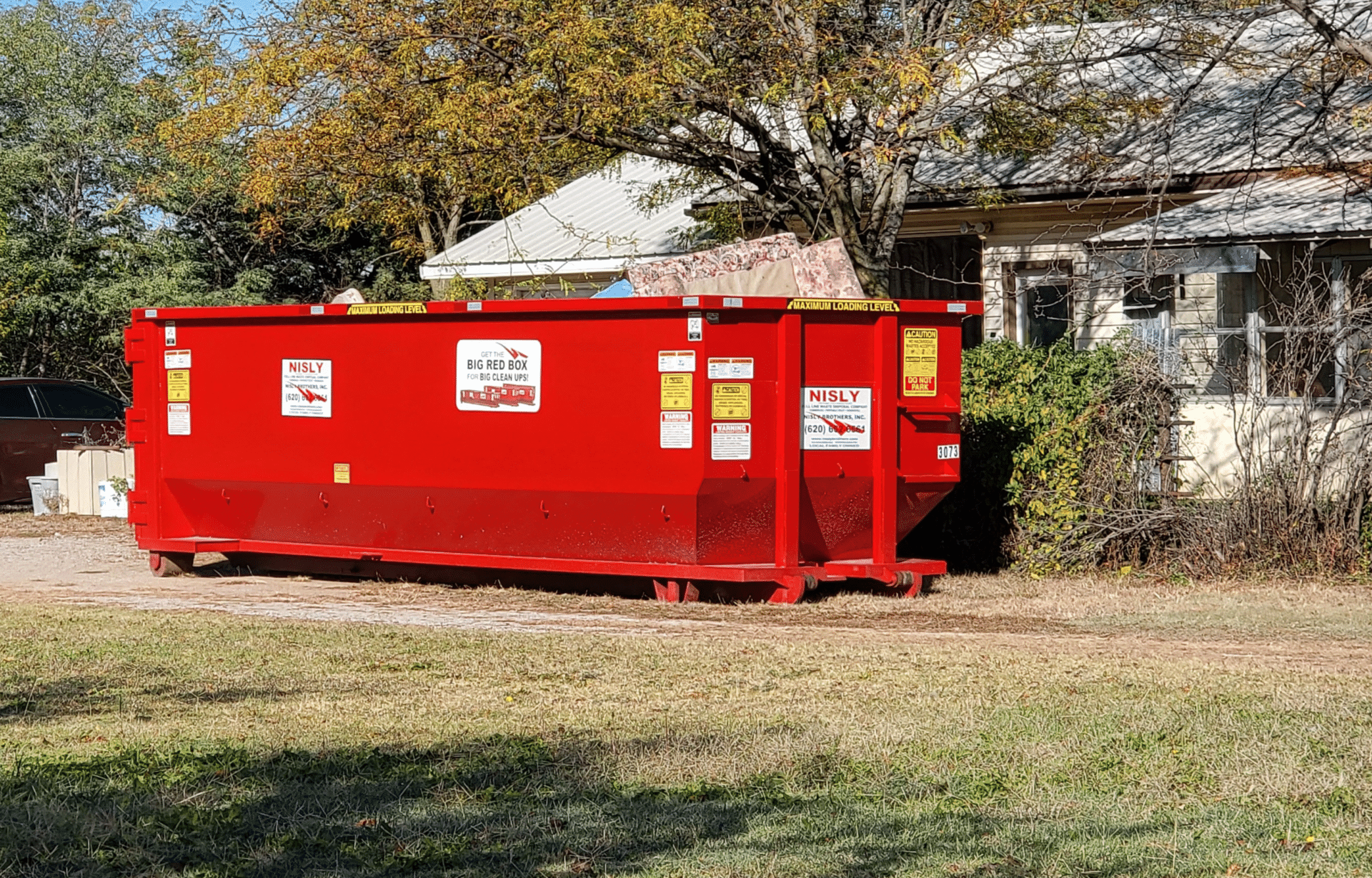 40 yard dumpster for rent in central kansas home renovation 1