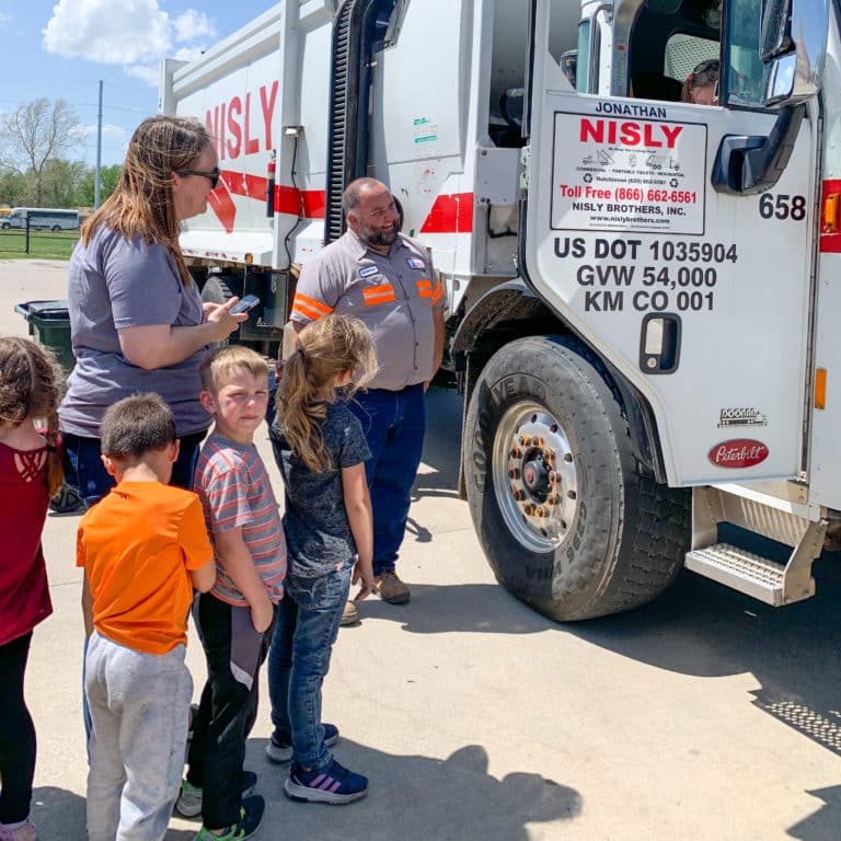 community trash day at wiley elementary hutchinson kansas